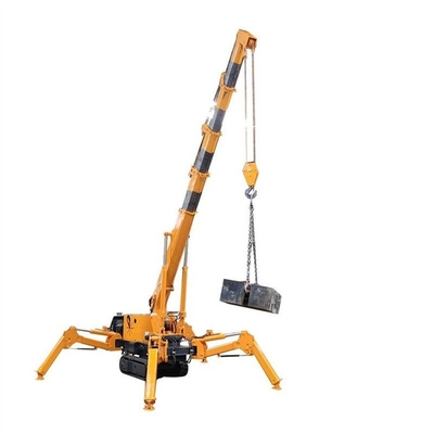 Motore Mini Spider Crane elettrico di Ton Spider Crawler Crane Diesel del CE 5