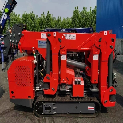 fiocco stretto 22.5M 5ton di Crane Lifting Height With Fly del cingolo del ragno di uso dello spazio 10ton