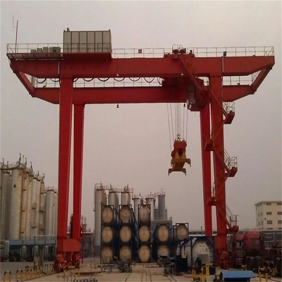 Ascensore a forma di scatola pesante all'aperto Crane Machine Double Beam Gantry Crane With Mobile Trolley