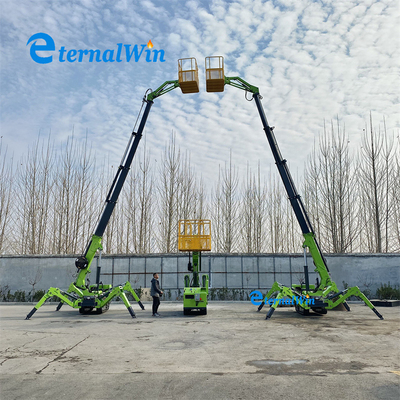 Piattaforma di lavoro aerea a motore diesel Crawler Spider 12m 14m