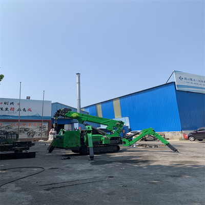 Mini gru a ragno elettrica e diesel con boom telescopico