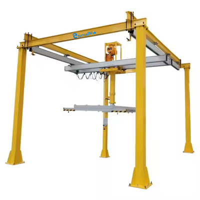 Velocità personalizzata KBK Aerial Crane Machine Controllo pendente / controllo remoto con acciaio resistente