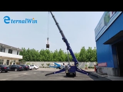 Gru cingolata Spider telescopica con braccio elettrico e diesel telecomandata 5T 8T
