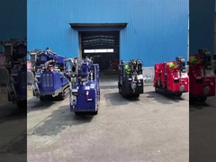 Asta telescopica 3ton 5ton 8ton della gru cingolata del ragno di colore su misura elettrica e diesel