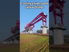 Macchina per l'erezione di ponti, trave di varo per ponti, gru a ponte