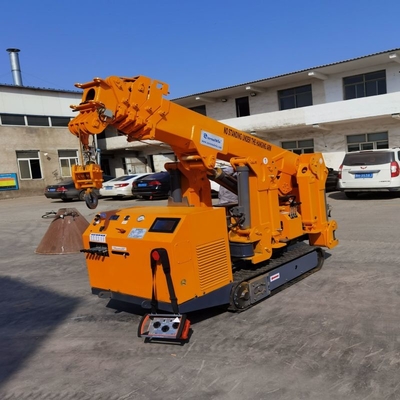 Tonnellata su misura 8 Ton For Lifting di tonnellata 5 della gru cingolata del ragno 3