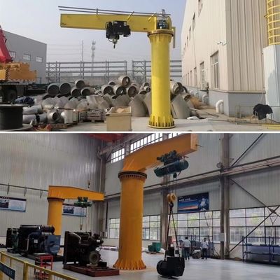 Pilar Mounted Jib Crane 0.25ton 1ton 2ton 3ton 5ton con telecomando