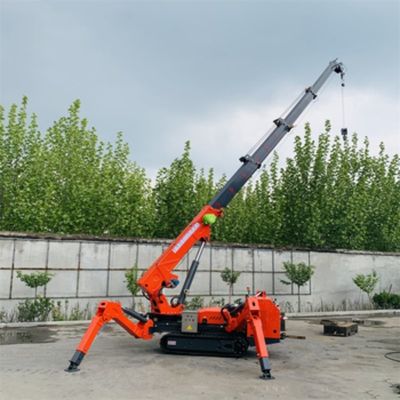 Ragno Crane Fly Jib 3T 8T del cingolo dell'attrezzatura di Mini Electric Diesel Spider Lifting