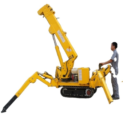 ascensore telescopico dell'asta del ragno di Crane Remote Control Electric Diesel del cingolo del ragno di 5T 8T