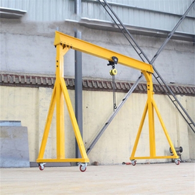 Piccolo paranco elettrico portatile a trave singola a cavalletto mobile portatile in alluminio 3T 5T