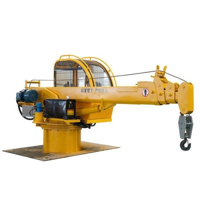 Asta telescopica di Crane Marine Deck Ship Crane With del porto mobile di rotazione di 360 gradi