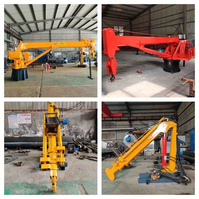 gru mobile di Crane Slewing Deck Marine Telescopic del porto dell'asta lunga di 10T 20T