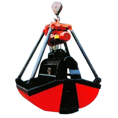 6-12 secchio Crane Grapple sopraelevato di CBM Crane Grab Orange Clamshell Grab