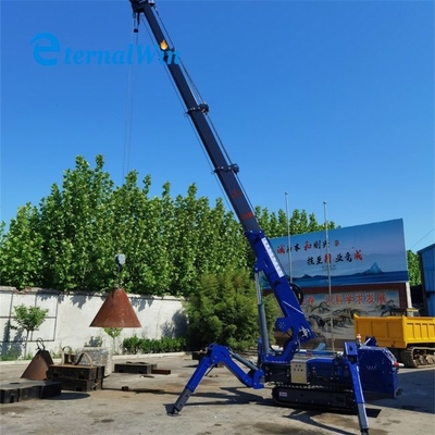 Euro 5 Motore diesel Crawler Spider Crane Capacità di 5 tonnellate per la costruzione