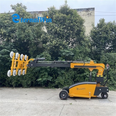 Stabile affidabile sollevatore di vetro robot di vetro a vuoto 500 kg con componenti idraulici