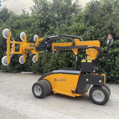 500 kg 800 kg Coppa di aspirazione a batteria elettrica rotante Robot aspiratore di vetro