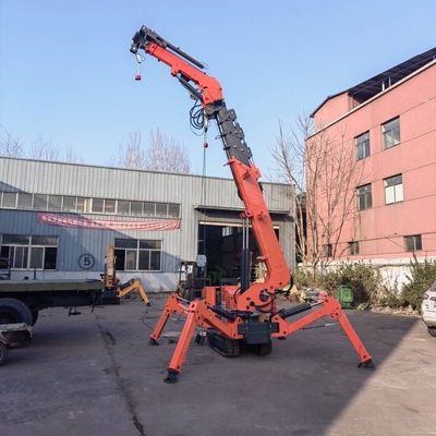 Mini Elettrico e Diesel Mobile Lifting Crawler Spider Crane 5T 8T Telescopic Boom
