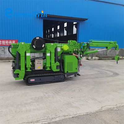 5 tonnellate 8 tonnellate Green Color Electric Motor Spider Crawler Crane con Fly Jib