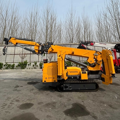 Potenza elettrica e diesel Performance pesante giallo / rosso o verde Crawler Spider Crane