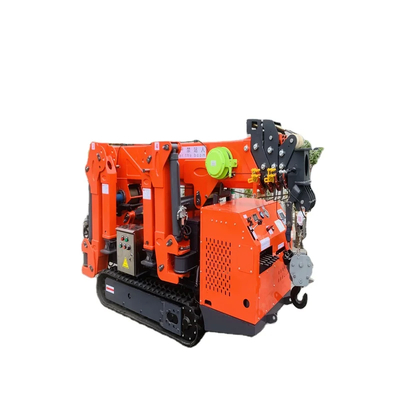 Mini Granata di acciaio a ragno Potenza elettrica e diesel Boom telescopico 3 tonnellate - 12 tonnellate