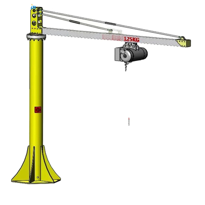 Granata elettrica Jib personalizzata con sollevamento a catena in acciaio di prestazioni 500 kg-3 tonnellate di capacità