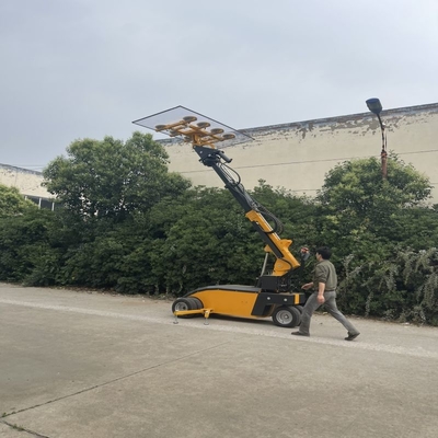 Sollevatore di vetro elettrico a vuoto per sollevamento in alto con tazze di aspirazione