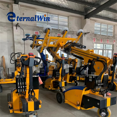 Colore personalizzato Capacità di carico 800 kg Sollevatore di vetro a vuoto con rotazione 360