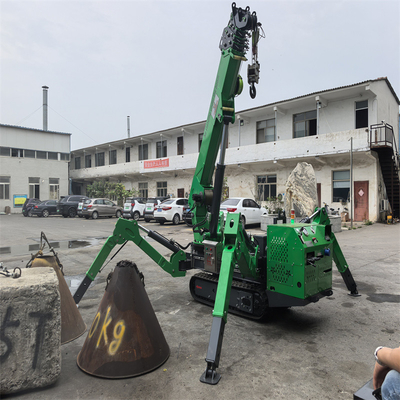Telescopica mini gru a ragno elettrica a diesel da 3 tonnellate