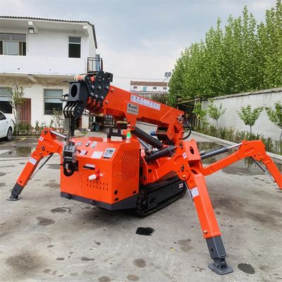 Telescopico elettrico e diesel 3-12 tonnellate Mini Electric Spider Crane Mini Spider Crane