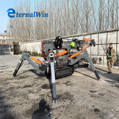 Telescopic Boom 3 Ton Spider Crane Compatta e potente attrezzatura di sollevamento