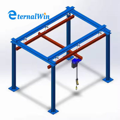 Fonte di alimentazione a 50 Hz Levatore elettrico KBK con altezza di sollevamento personalizzata