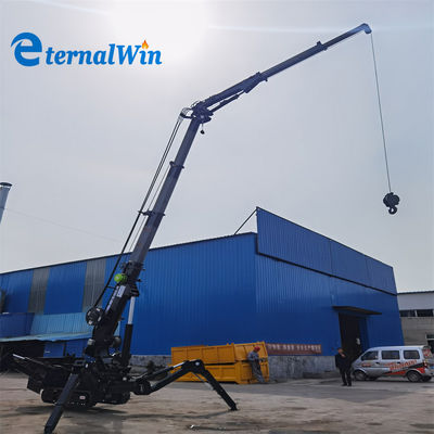 Gru a ragno cingolata diesel, altezza massima di sollevamento 21 metri, controllata da remoto e alimentata a diesel