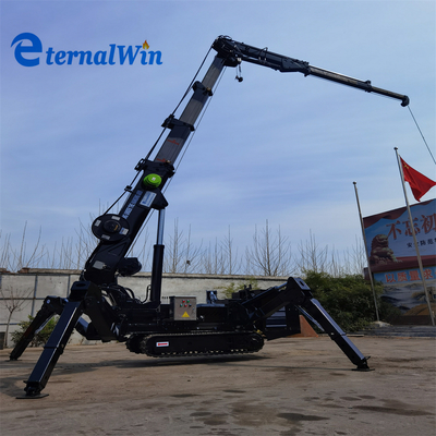 Gru a Ragno Versatile da 3 Ton con Angolo di Rotazione di 360 Gradi e Motore Diesel AC