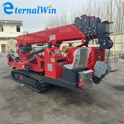 Potente motore diesel AC Motor Spider Crawler Crane con raggio massimo di lavoro di 11 m e altezza massima di sollevamento di 21 metri