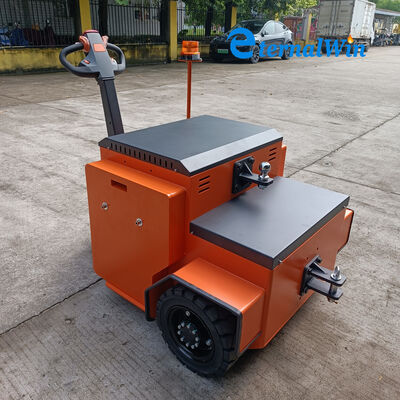 7000N Forza di trazione nominale Trattore Walkie Trattore che offre velocità di guida carico Scarico da 2 a 3 Kmh Progettato per il sollevamento e il trasporto di carichi pesanti