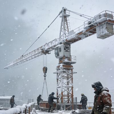 Granata torre personalizzata con inclinazione 0-0.64rmin e sollevamento 80 40mmin Progettata per operazioni di carico pesante